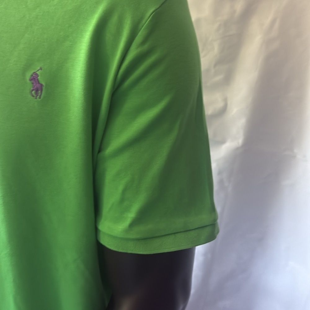 Ralph Lauren Green Polo Shirt Classic Design EA072 - Picture 6 of 11